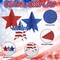 6 Inch Wooden Stars Set for 4th of July Decorations Tabletop Decorations